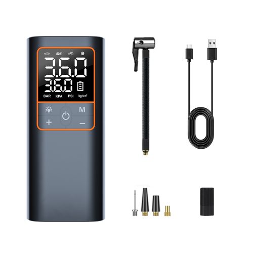 Portable Cordless Tire Inflator with Digital Pressure Gauge Feature Image
