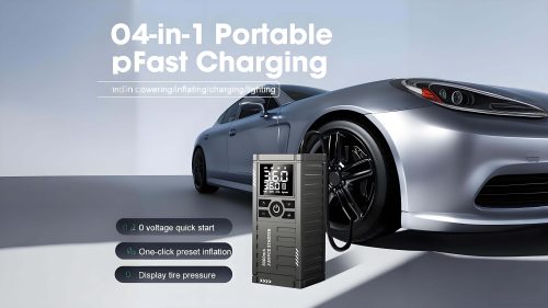 14.8V Portable Car Jump Starter with Air Compressor: A Complete Guide for Reliable Roadside Power Featured Image